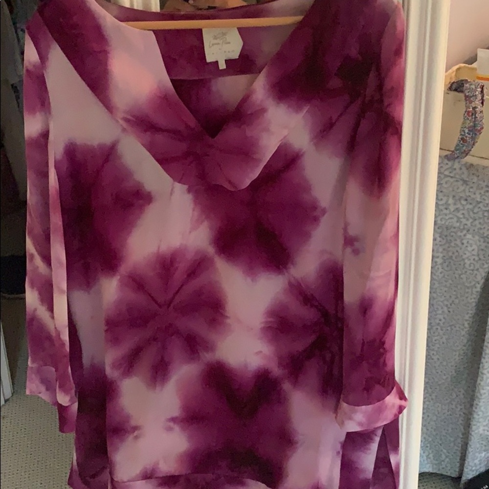 Calypso silk top
